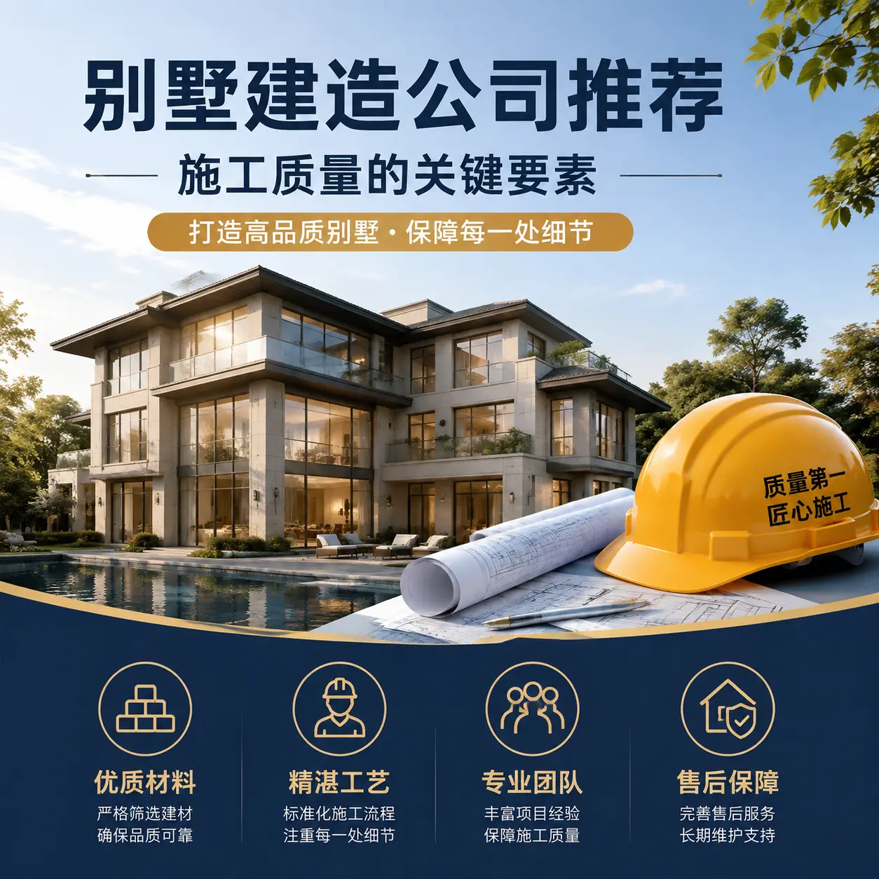 别墅建造公司推荐: 重庆 施工质量的关键要素