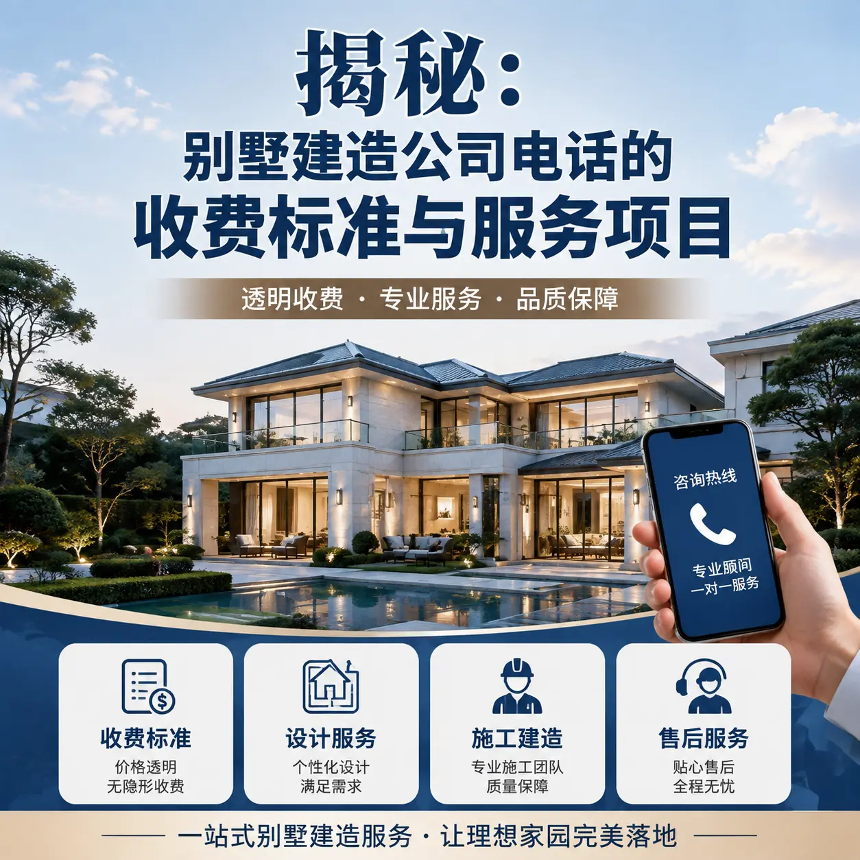 揭秘：重庆别墅建造公司电话的收费标准与服务项目