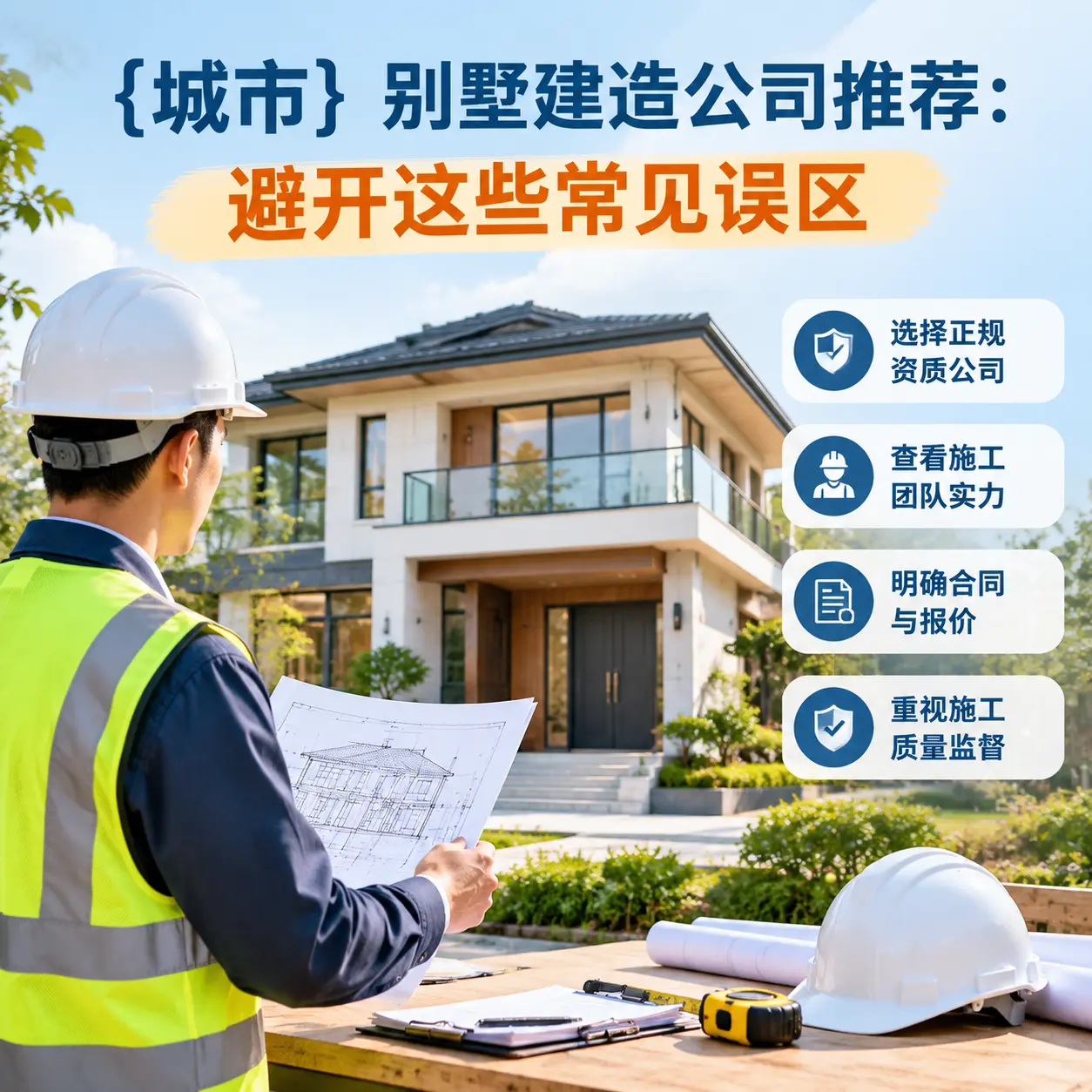 重庆 别墅建造公司推荐：避开这些常见误区