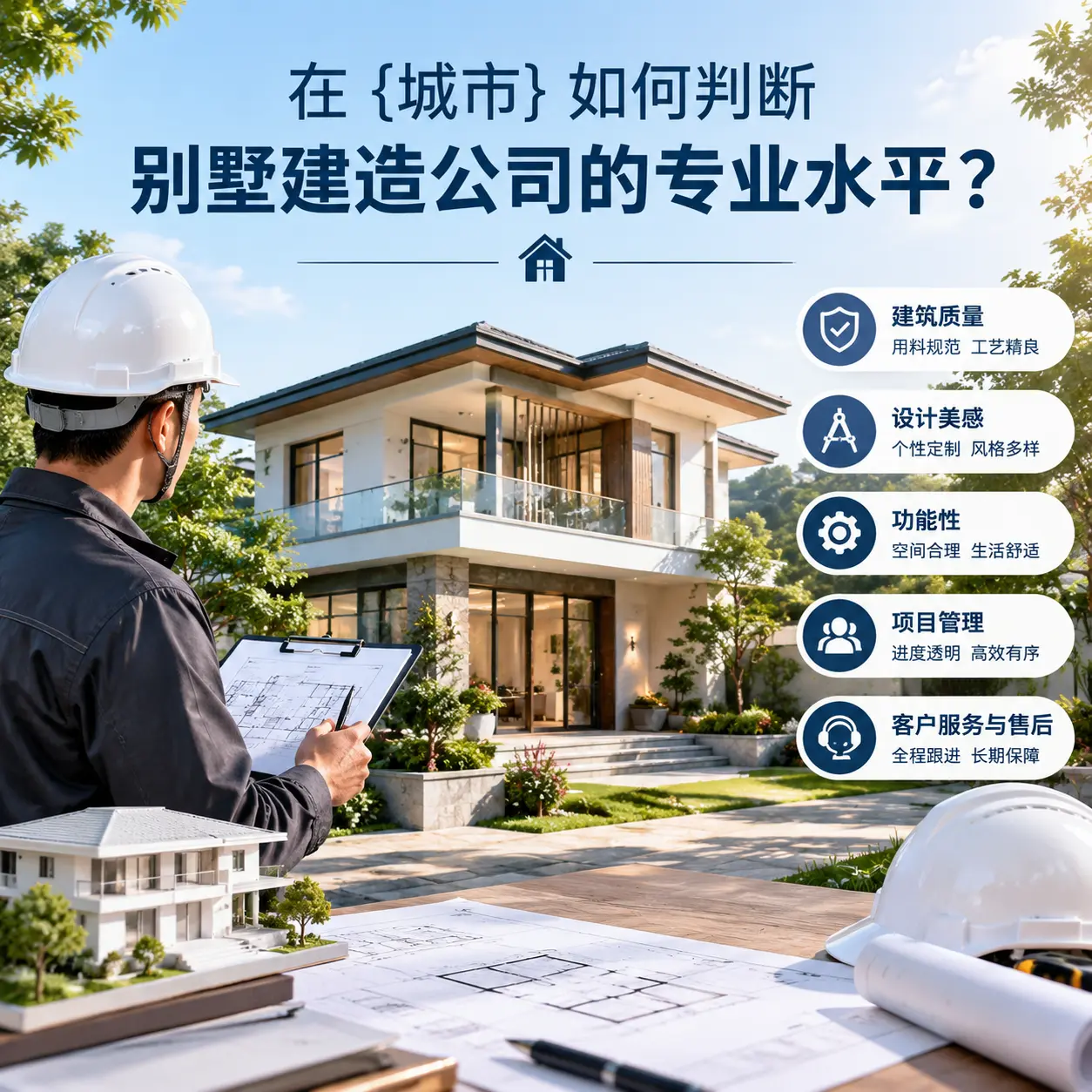 在 重庆 如何判断别墅建造公司的专业水平？
