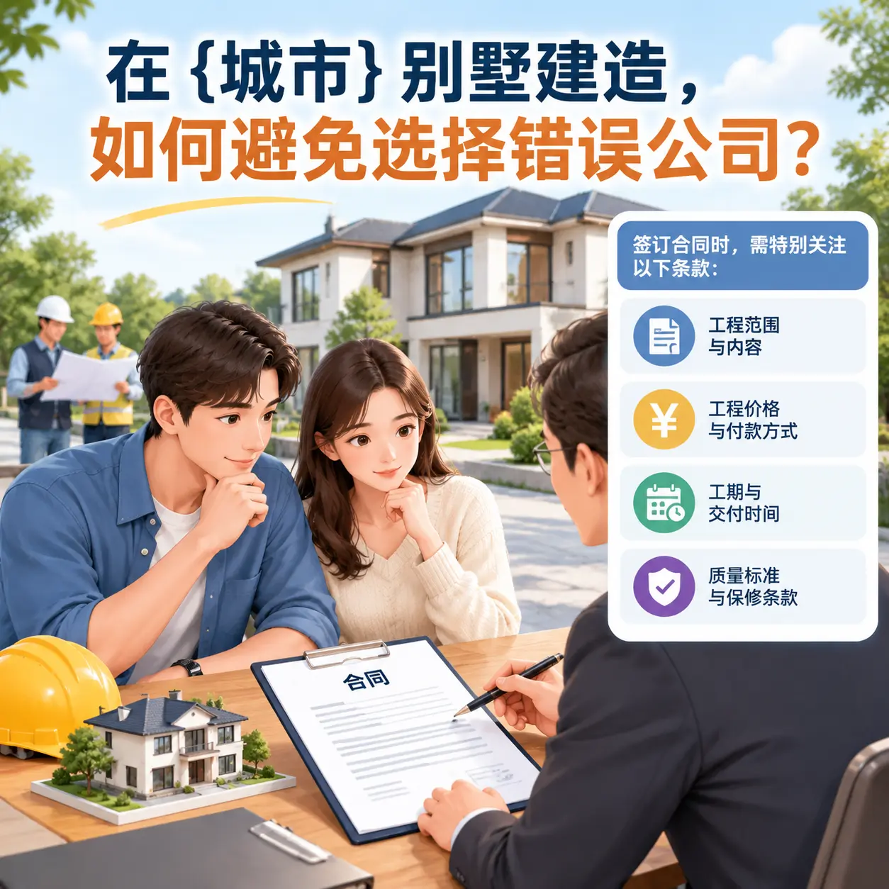 在 重庆 别墅建造，如何避免选择错误公司？