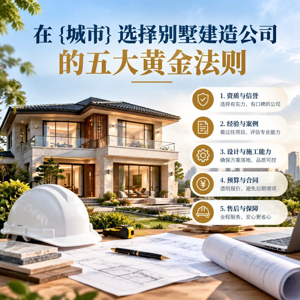 在 重庆 选择别墅建造公司的五大黄金法则