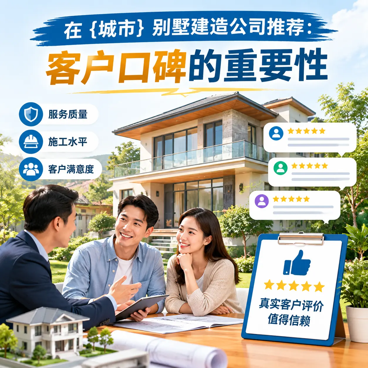 在 重庆 别墅建造公司推荐：客户口碑的重要性