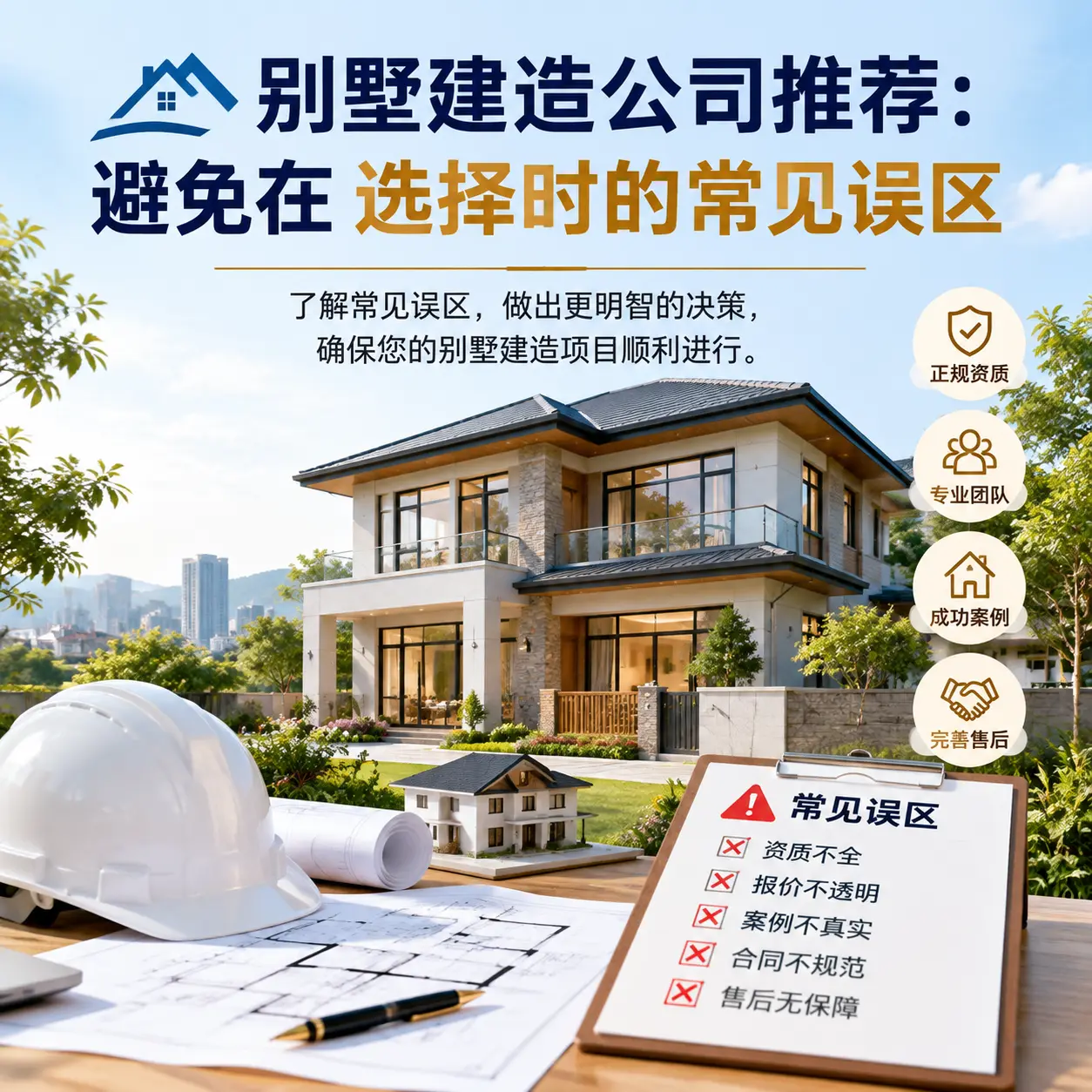 别墅建造公司推荐：避免在 重庆 选择时的常见误区