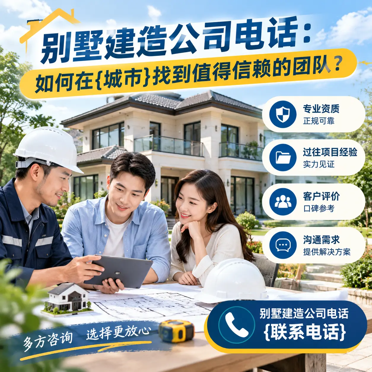 别墅建造公司电话：如何在重庆找到值得信赖的团队？