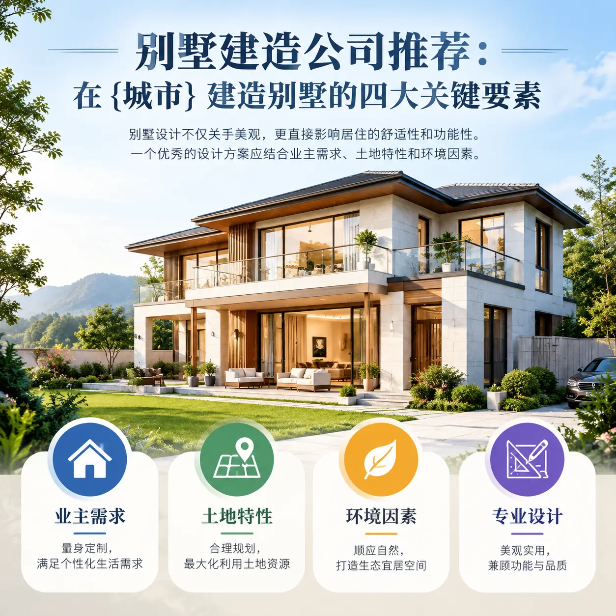 别墅建造公司推荐：在 重庆 建造别墅的四大关键要素