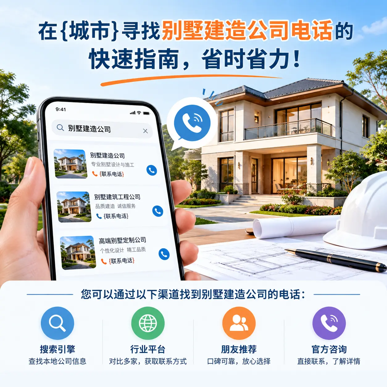 在重庆寻找别墅建造公司电话的快速指南，省时省力！