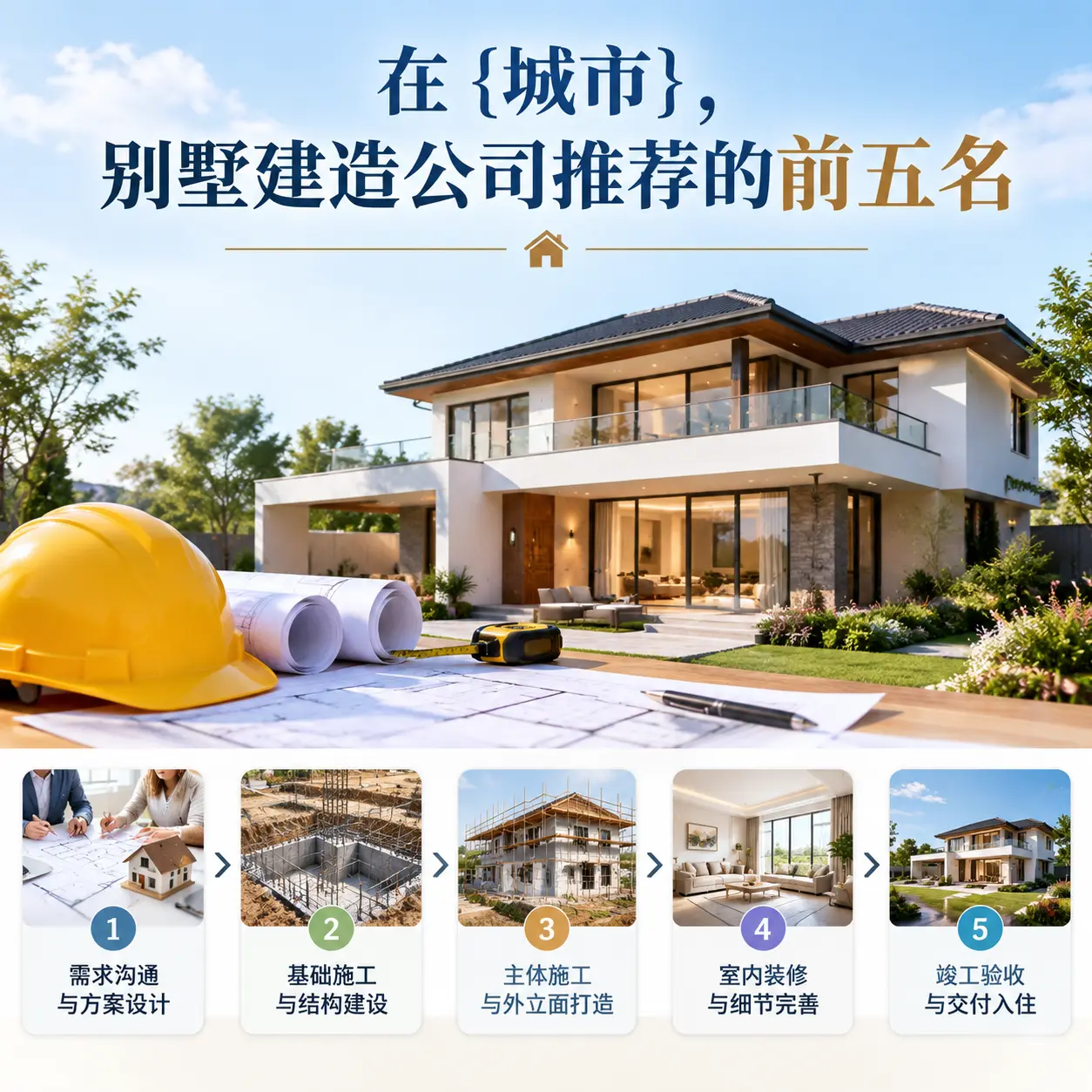 在 重庆,别墅建造公司推荐的前五名