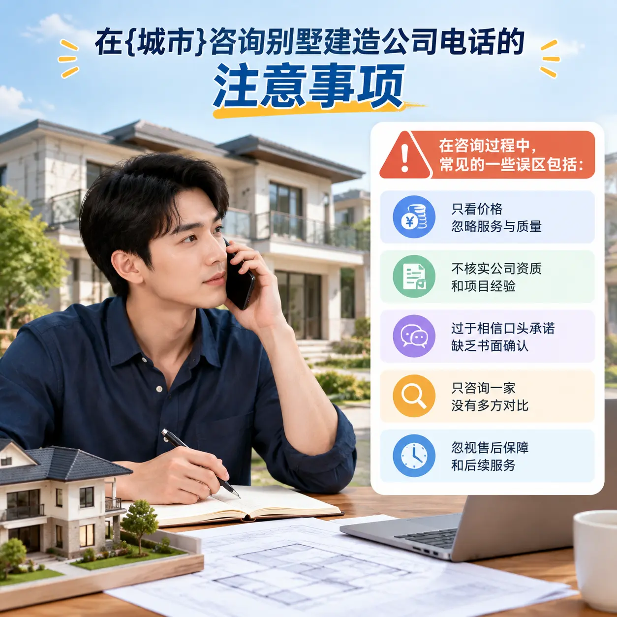 在重庆咨询别墅建造公司电话的注意事项