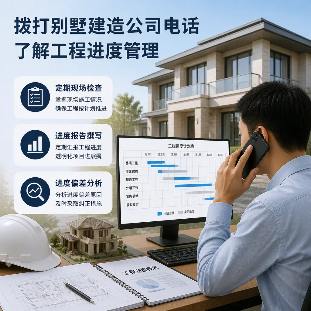 拨打重庆别墅建造公司电话,了解工程进度管理