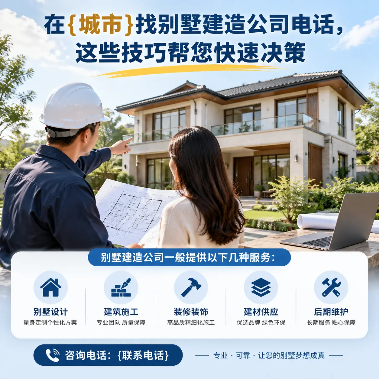 在重庆找别墅建造公司电话,这些技巧帮您快速决策