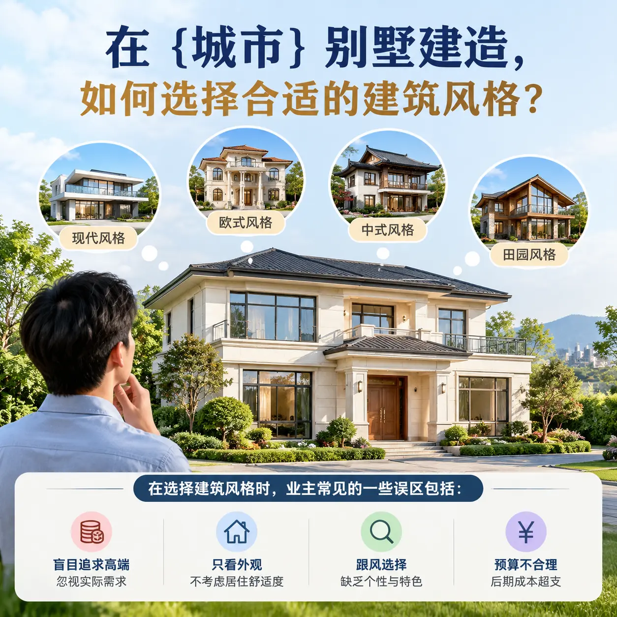 在 重庆 别墅建造，如何选择合适的建筑风格？