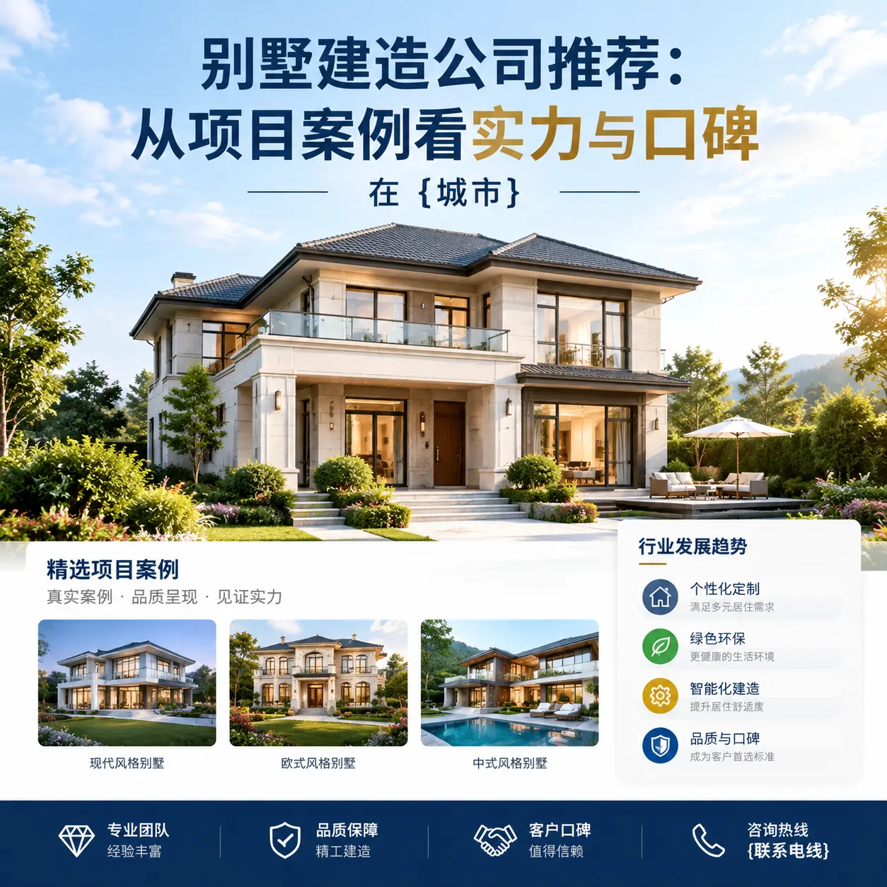 别墅建造公司推荐:从项目案例看实力与口碑在 重庆